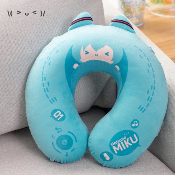 Kawaii Miku Hatsune Neck Support Pillow - Picture 1 of 3